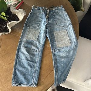 Patchwork jeans